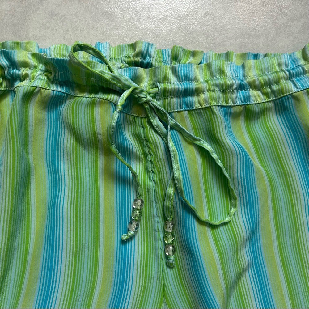 Victoria’s Secret striped silk pants - Picture 2 of 7